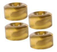 WOONEKY 4 Piezas Ruedas para Patines Quad Alta Durabilidad Ruedas Resistentes para Entrenamiento y Accesorios para Patinaje Doble Colores Mezclados con Rodamientos