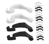 WOONEKY 40 Piezas Clips para Jaula de Mascotas Conectores Plásticos Resistentes para de Jaulas Pequeñas Fijación para Conejos Hámsters Jerbos y Pájaros Instalación Rápida
