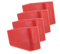 WOONEKY 4piezas Funda Protectora Para Patas De Escalera De Goma Almohadillas Resistentes Al Desgaste Para Pies De Escaleras Plegables Adecuado Para Protección De Suelos y Uso Interiores