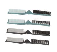 WOONEKY 4piezas Peine Cepillo De Viaje Compacto Diseño Ergonómico y Antideslizante Para Estilo De Cabello Casa y Salón