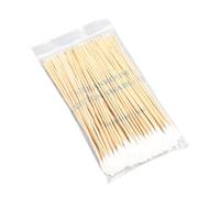 WOONEKY 5 Paquetes Hisopo De Algodón De Doble Punta Bastoncillos Maquillaje Hisopos Algodon Largos Aplicadores De Algodón De Maquillaje Cotonetes Palo De Limpieza Cabeza Doble Bambú 15c