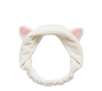 WOONEKY 5piezas Diademas De Orejas De Gato Para Mujer De Cinta Para Lavado Facial y Maquillaje y Diseño Ligero y Elástico Para Comodidad Spa y Baño