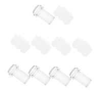 WOONEKY 5piezas Herramientas De Estampado De Arte De Uñas De Silicona De Estampador Con Raspador Para Manicura Para Estudio y Uso Personal