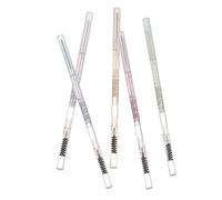 WOONEKY 5piezas Lápices De Cejas Con Pincel Resistente Al Sudor Para Profesional