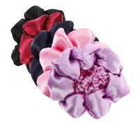WOONEKY 5piezas Redes De Cabello Elásticas Para Danzar Ajustables y Cómodos Accesorio Para Recogidos De