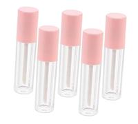 WOONEKY 5piezas Tubos De Brillo Labial Diy Elegantes y Duraderos Para Hacer Uno Mismo Botella De Brillo Labial Vacía Para Contenedor De Cosméticos Diy