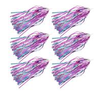 WOONEKY 6 Adornos Decorativos para Patinete Infantil Cintas para El Manillar Cintas para El Manillar Borlas para Bicicleta De