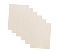 WOONEKY 6 Hojas Unidades Paño de Precortado para Alisar Arcilla Herramientas Absorbente Fácil de Recortar y Lavar para Manualidades de Barro