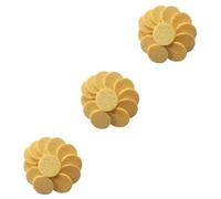 WOONEKY 60piezas Esponjas De Algodón Para Maquillaje Paquete De Limpiador Facial Para Desmaquillado y Limpieza De Color Natural