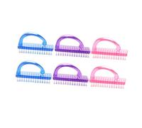 WOONEKY 6piezas Cepillo Para Limpiador De Uñas Cepillo De Limpieza Para Manicura Para Eliminar Salones y Personal