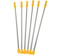 WOONEKY 6piezas Varilla Extensible para Sulfatadora Manual de Acero Inoxidable Lanzadera Larga y Telescópica para Pulverizador de Jardinería Alargador Seguro y Fácil de Instalar para