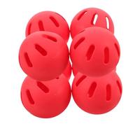WOONEKY 8 Piezas de Entrenamiento de Béisbol Eva Huecas y Ligeras para Práctica Interior y Exterior Blandas para de Habilidades y Deportivos