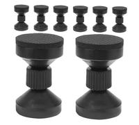 WOONEKY 8 piezas Kit Estabilizador Cama Ajustable Fijador Antivibración para Cabecero y Marco Soporte Anti-caídas para Muebles Instalación Sencilla Reduce Ruidos y Movimientos Compatible