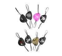 WOONEKY 8 Piezas Parche Ocular Halloween Calavera Elástico Cosplay Disfraz Unisex Fiesta