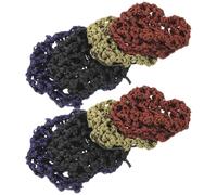 WOONEKY 8piezas Cabello de Ballet Cubremoños para Mujer Redecilla de Punto para Servicio de Alimentos y Enfermería Accesorio Cabello de Ballet