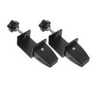 WOONEKY Abrazadera para Panel De Privacidad Soporte para Separador De Escritorio 2 Piezas Ajustable Sin Taladro Aleación De Diseño Elegante para Oficina