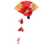 WOONEKY Accesorio para Cabello con Diseño de Flor de Cerezo y Borlas Clip Delicado para Mujer Tocado Elegante para Fiestas y Eventos Especiales Regalo para Niñas y Adultas