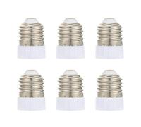 WOONEKY Adaptador de Base E27 a Mr16 Convertidor de Luz LED Compatible Lámparas de Mesa y Techo 6 Piezas