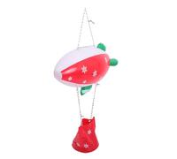 WOONEKY Adornos Inflables de Navidad con Forma de Nave Espacial Resistentes al Clima Decoración Colgante para Fiestas Navideñas y Cumpleaños para Exteriores y Reuniones Familiares