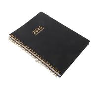 WOONEKY Agenda Planner con Tapa Dura Planificador Mensual y Semanal con Habit Tracker Compacto y Portátil para Estudiantes Profesores y Profesionales