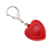 WOONEKY Alarma Personal en Forma de Corazón con Luz y Sonido Superior a 125db, Material Plástico, Adecuado para Emergencias Médicas y Reacciones Alérgicas