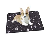 WOONEKY Alfombra para Perro Transpirable para Coche Protector De Asiento Fácil De Limpiar y Secar Huellas De Hueso