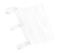 WOONEKY Almohadilla Protectora Transparente para Pies de Sillón, Funda de Plástico Antipolvo y Resistente Suciedad con Bandas Elásticas, Cobertura Ajustable para Clínica