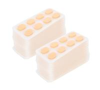 WOONEKY Almohadillas Nasales Antideslizantes para Gafas 80 Pares 1mm Espuma Eva Color Piel Cómodas Adhesivas Protección para Gafas de Sol y Montura Completa Uso Diario