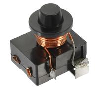 WOONEKY Arrancador de Refrigerador 1/375 W Protector Térmico, Pieza de Repuesto en Abs y Cobre para Reparación de Neveras Domésticas
