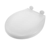 WOONEKY Asiento de Inodoro Acolchado de Espuma Eva, Tapa Blanda U-shaped, Asiento de Repuesto Ergonómico Cierre Suave, Adecuado para Personas Mayores y Uso Doméstico