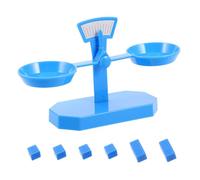 WOONEKY Báscula de Equilibrio para Juguete de Matemáticas DIY de para Experimentos Científicos Casa y Escuela Azul