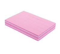 WOONEKY Bloques Pulidores De Uñas Rosa Mini 50 Unidades Esponja Para Forma a Uñas Naturales y Postizas Manicura Profesional y Viaje