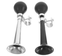 WOONEKY Bocina de Bicicleta de Montaña Retro 7 Pulgadas Metal Chapado Sonido Fuerte 2 Piezas Accesorios para Manillar Ciclismo al Aire Libre Seguridad y Resistencia Intemperie