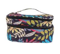 WOONEKY Bolsa de Viaje para Guardar Esmaltes de Uñas Organizador de Doble Capa con 30 Ranuras Estuche Portátil para Llevar Esmaltes de Uñas Estuche Rígido de Tela Oxford