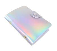 WOONEKY Bolsa Para Placas De Estampación De Uñas Holográfica Soporte Para Placas De Decoración De Uñas Estuche Multifuncional Para 20 Plantillas 6,5x12,5 Cm Organizador Práctico