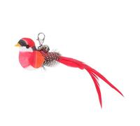 WOONEKY Cabezal De Repuesto para Rascador De Gatos Pájaro Emplumado con Cascabel Accesorio De Interior para Gatos y Gatitos Entretenimiento para Interiores