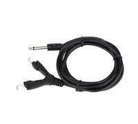 WOONEKY Cable Gancho para Máquina, Línea Anzuelo Reforzada de Silicona y Metal, Accesorio para Conectar Pedal y Fuente