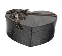 WOONEKY Caja de Regalo Grande Forma de Corazón Blanca con Tapa Diseño Romántico para San Valentín para Chocolates Flores y Aniversarios Elegante y Duradera para Ocasiones Especiales