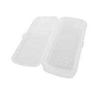 WOONEKY Caja Esterilizadora para Herramientas de Uñas con Diseño de Doble Capa y Compartimentos Desmontables Organizador Transparente para y Remojo con para Manicura Profesional y