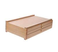 WOONEKY Caja Organizadora de Pintura Portátil Compartimentos Múltiples para Acuarelas Óleos y Herramientas Artísticas para Estudiantes y Artistas Exteriores