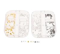 WOONEKY Cajas de Dijes de Adornos de Uñas Decoración de Uñas Punk Tachuelas de Remaches Pequeños para Arte de Regalos para Mujeres para Manualidades de Festividades