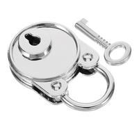 WOONEKY Candado Pequeño de Zinc con Forma de Diseño Decorativo para Diario y Mochila Ligero y Fácil de Usar con Llave Incluida para Viajes y Regalo para Mujeres