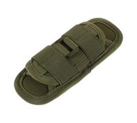 WOONEKY Caso de Linterna Soporte de la Linterna portalápices para cinturón para el Trabajo Herramienta de Linterna con mosquetón Soporte para Bolsa de Linterna Bolsa de Correa Nylon Verde