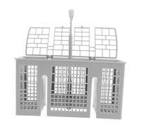 WOONEKY Cesto Organizador para Cubiertos de Lavavajillas Soporte Multifuncional para Utensilios de Cocina Compatible con Siemens y Diseño que Previene Daños y Facilita el Escurrido