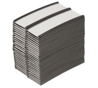 WOONEKY Clips Magnéticos para Etiquetas de Precio 76X25 MM Soporte para Tarjetas de Almacén 50 Unidades Adecuado para Supermercados y Gestión de Estanterías