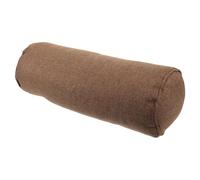 WOONEKY Cojín de Yoga Ergonómico en Forma de Cilindro de Algodón y Perla para Soporte Lumbar y Relajación Física en Sesiones de Yoga y Respaldo