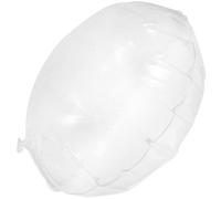 WOONEKY Cojín Inflable de Camping Transparente Redondo, Adecuado para Uso en Automóvil y Viajes al Aire Libre, Diseño Esmerilado y Núcleo Inflable para Mayor Confort