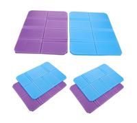 WOONEKY Cojín Plegable Xpe para Camping y Senderismo Estera Portátil para Asiento al Aire Almohadilla Ligera para Picnic y Estadio Azul y