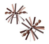 WOONEKY Coleteros de Fútbol con Diseño Patchwork Lazos Deportivos Elásticos para Mujeres y Adolescentes Accesorios Resistentes y Cómodos para Día de Partido