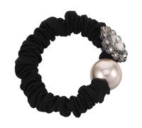 WOONEKY Coleteros Elásticos con Flores de Brillantes para Mujer y Niña Accesorios Versátiles para Pelo Pulsera Elegante y Ligera para Peinados Sofisticados